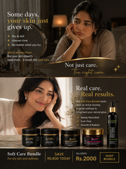 Saro Cosmetics Soft Care Bundle – Hand & Foot Cream and Whitening Cream for dry skin moisturizing set
